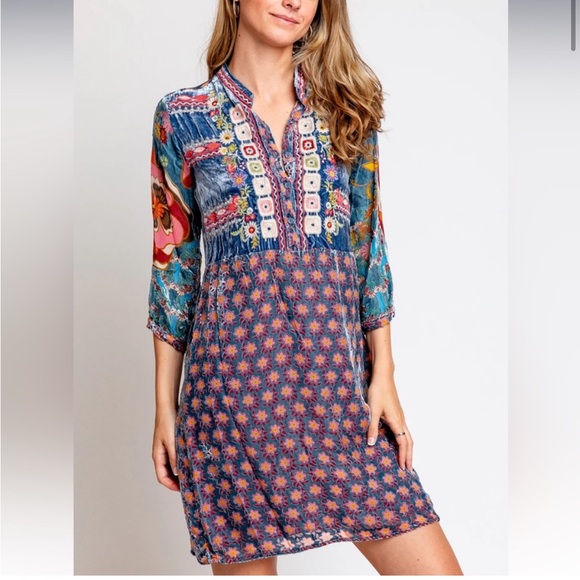 Johnny was burnout dress XS like new - Picture 5 of 6